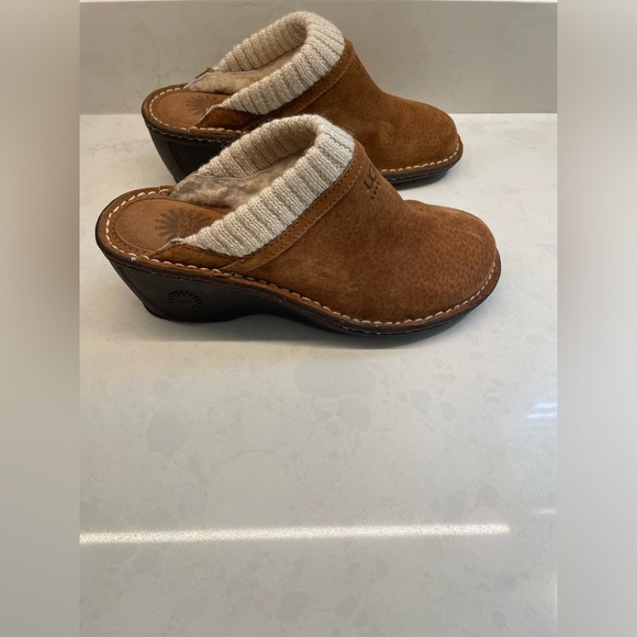 UGG Brown Slip-On Clogs - Picture 8 of 10